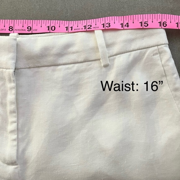 J.Crew•Wide Leg Linen/Cotton CropTrousers•sz 8 - Picture 7 of 11